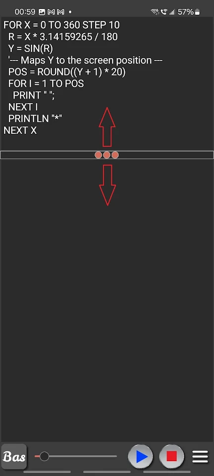 Basic language practice screenshot