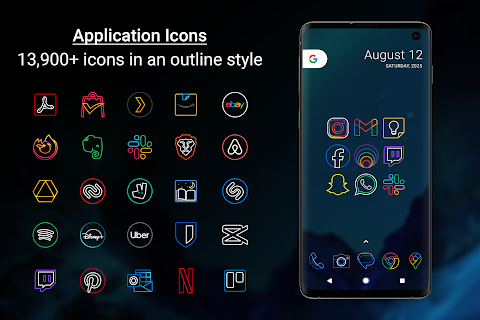 Outline Icons – Icon Pack screenshot