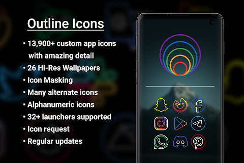 Outline Icons – Icon Pack screenshot
