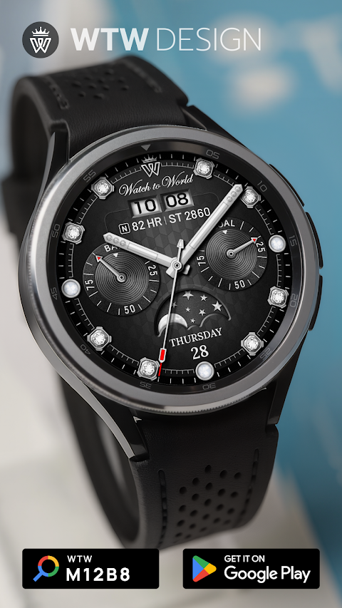 WTW M12B8 Classic watch face screenshot