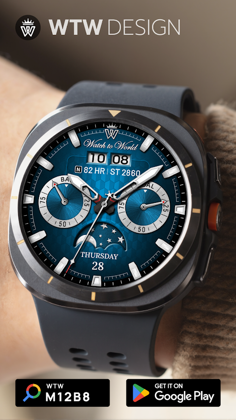 WTW M12B8 Classic watch face screenshot