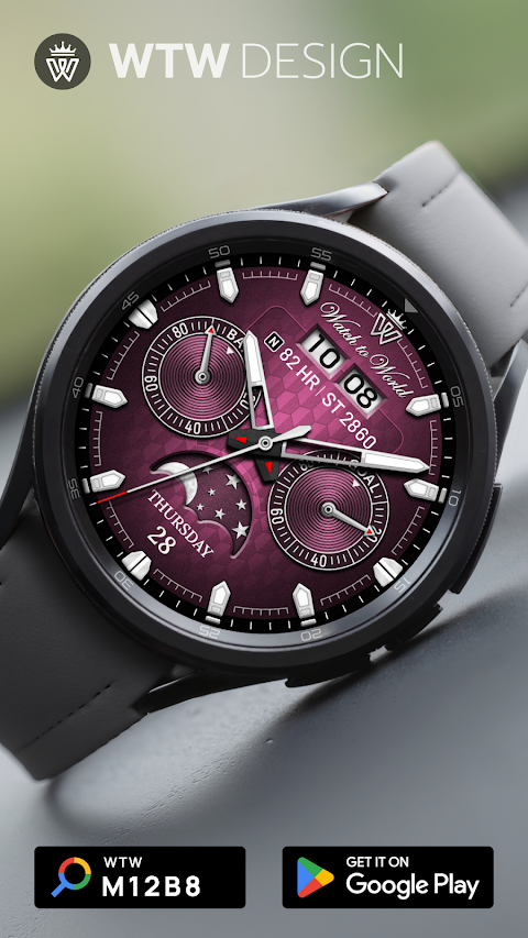 WTW M12B8 Classic watch face screenshot
