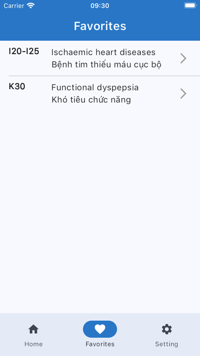 ICD-10 Dictionary screenshot