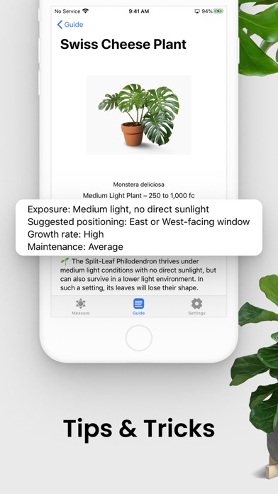 Plant Light Meter screenshot