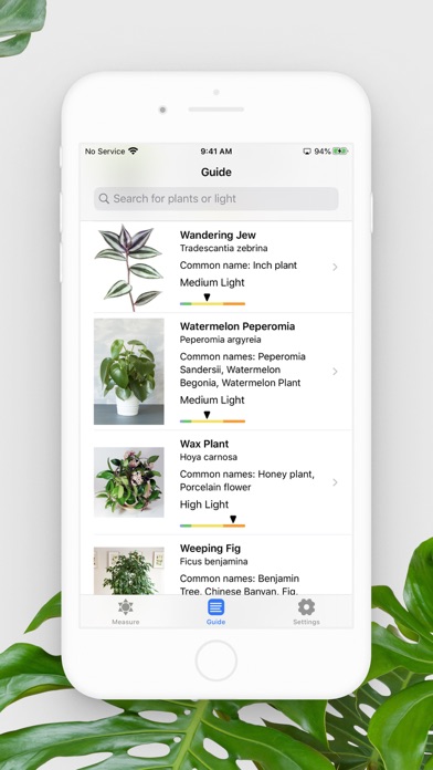 Plant Light Meter screenshot