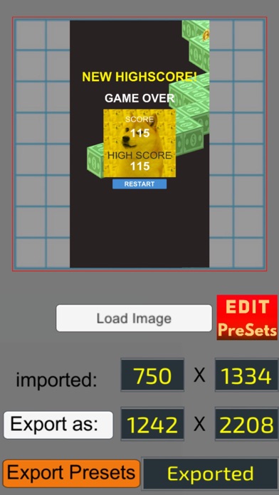 Pixel Resizer: Custom Metadata screenshot