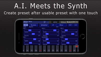 Kauldron Synthesizer screenshot