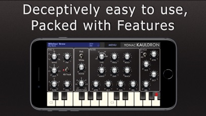 Kauldron Synthesizer screenshot