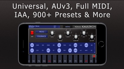 Kauldron Synthesizer screenshot