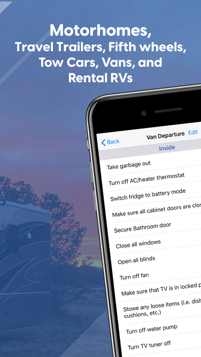 Ultimate RV Checklist screenshot