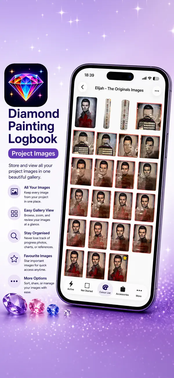 Diamond Painting Logbook screenshot