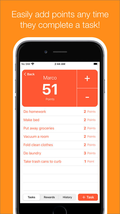 punti+ chores tasks & rewards screenshot
