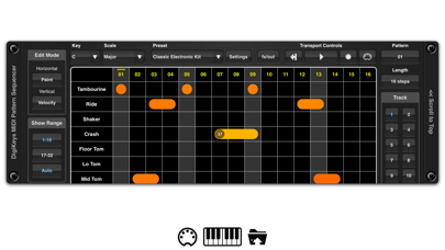 DigiKeys AUv3 Sequencer Plugin screenshot