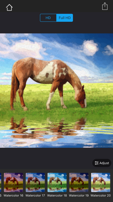 Watercolorizer-photo artist screenshot