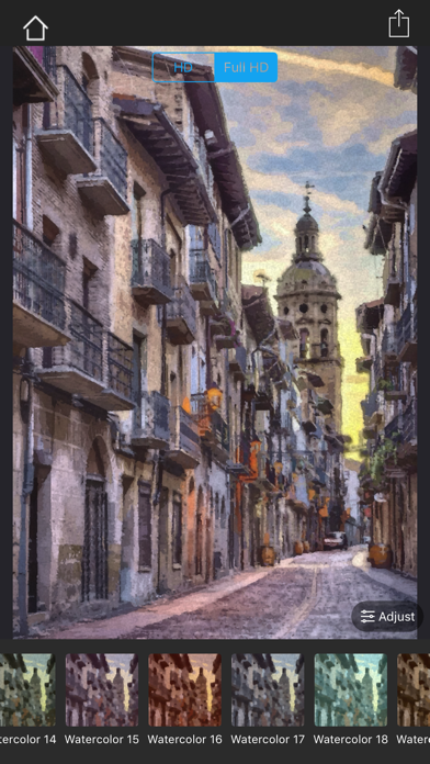 Watercolorizer-photo artist screenshot