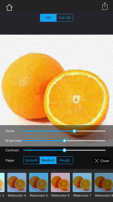 Watercolorizer-photo artist screenshot