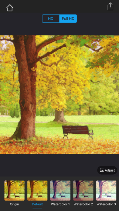 Watercolorizer-photo artist screenshot