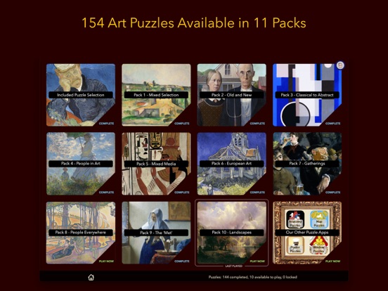 Art Puzzles screenshot