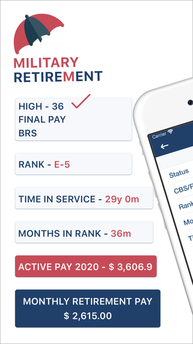 Military Retire Pay screenshot