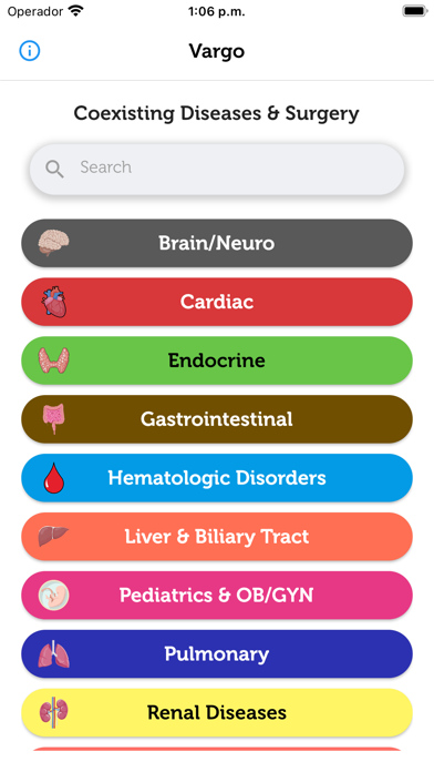 Coexisting Diseases & Surgery screenshot