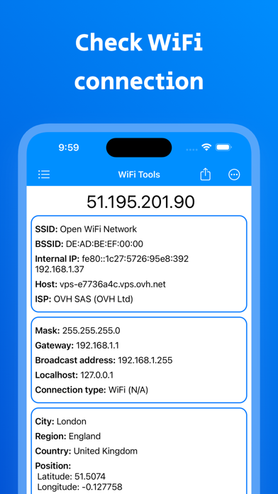 WiFi Tools & Analyzer screenshot