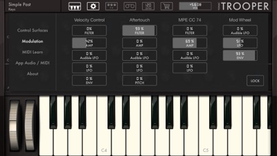 TROOPER Synthesizer screenshot
