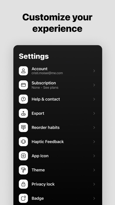 Solid Habits screenshot