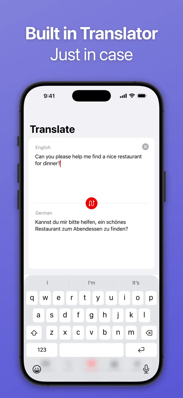 SpeakEasy German Phrasebook screenshot