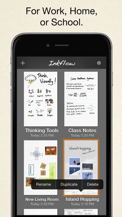 Inkflow Plus Visual Notebook screenshot