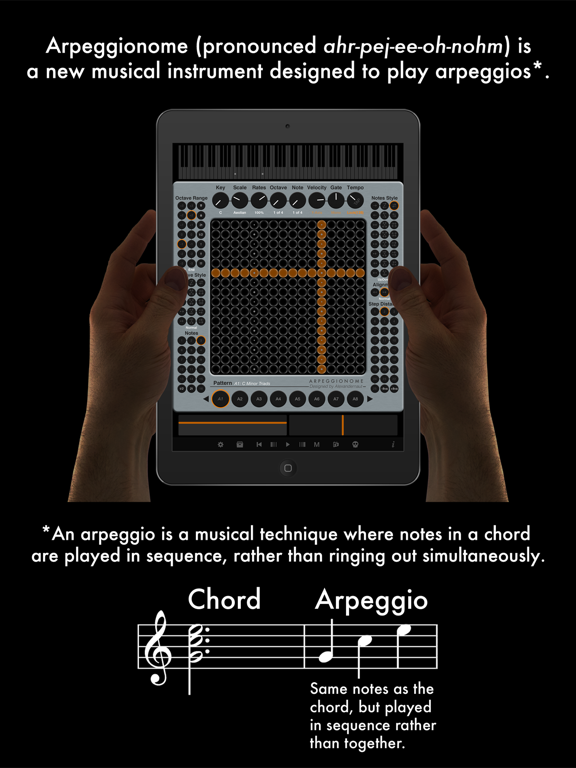 Arpeggionome Pro | matrix arpeggiator screenshot