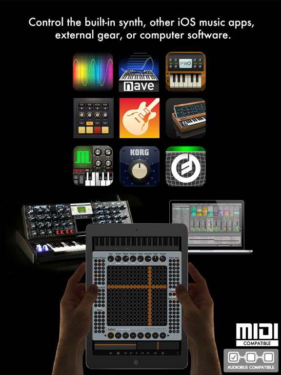 Arpeggionome Pro | matrix arpeggiator screenshot