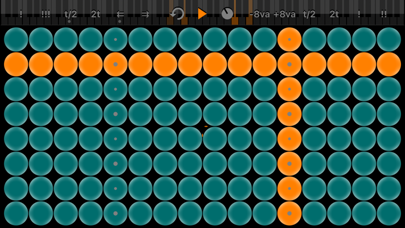 Arpeggionome for iPhone | matrix arpeggiator screenshot