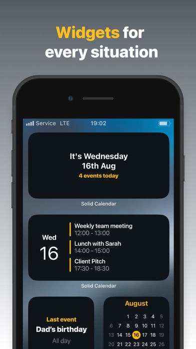 Solid Calendar screenshot