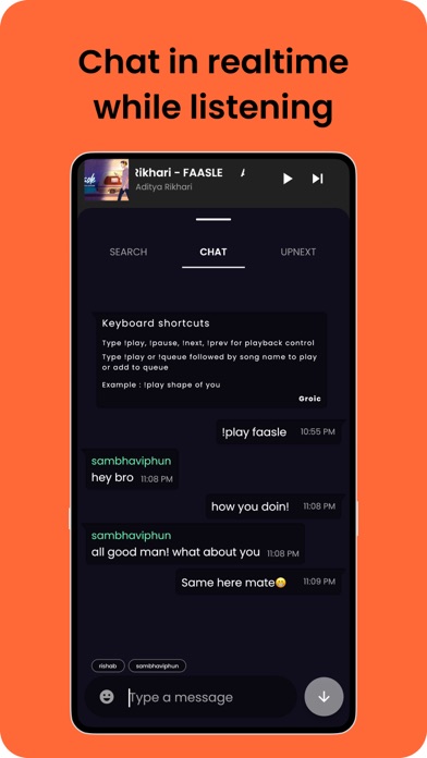 Groic : Listen music togther screenshot