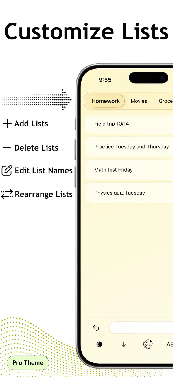 DotList screenshot