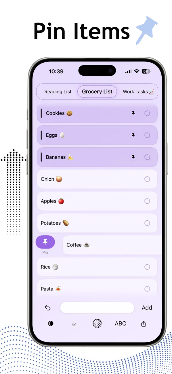 DotList screenshot