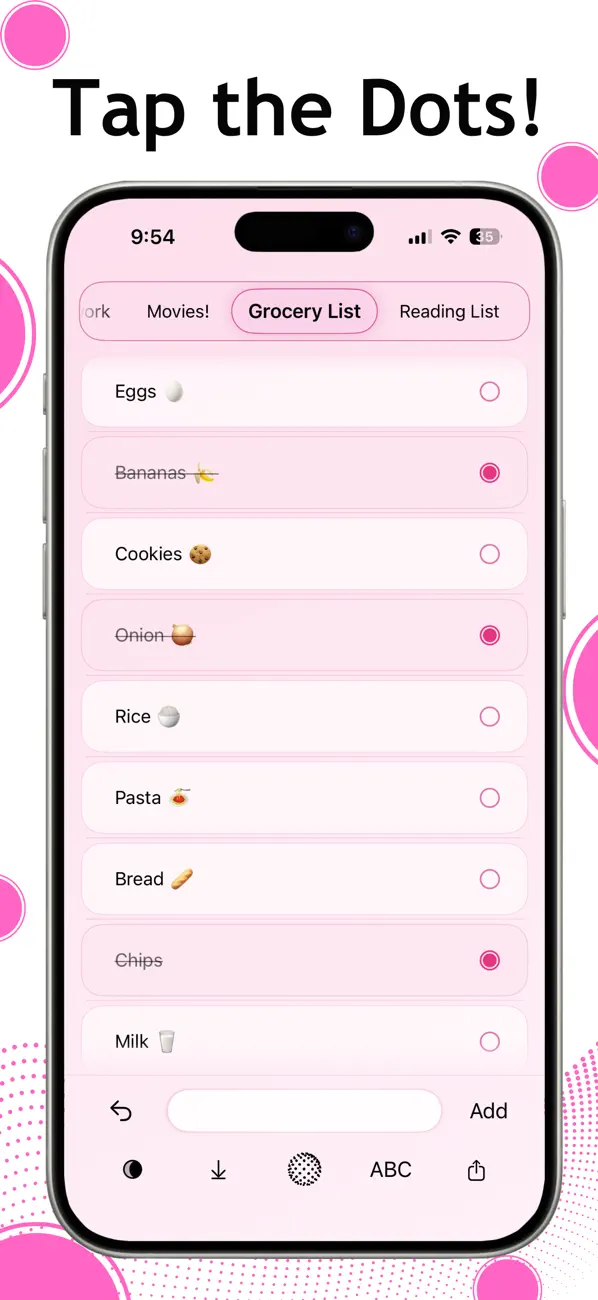 DotList screenshot