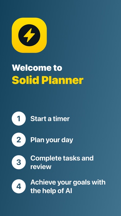 Solid Planner – timer + agenda screenshot
