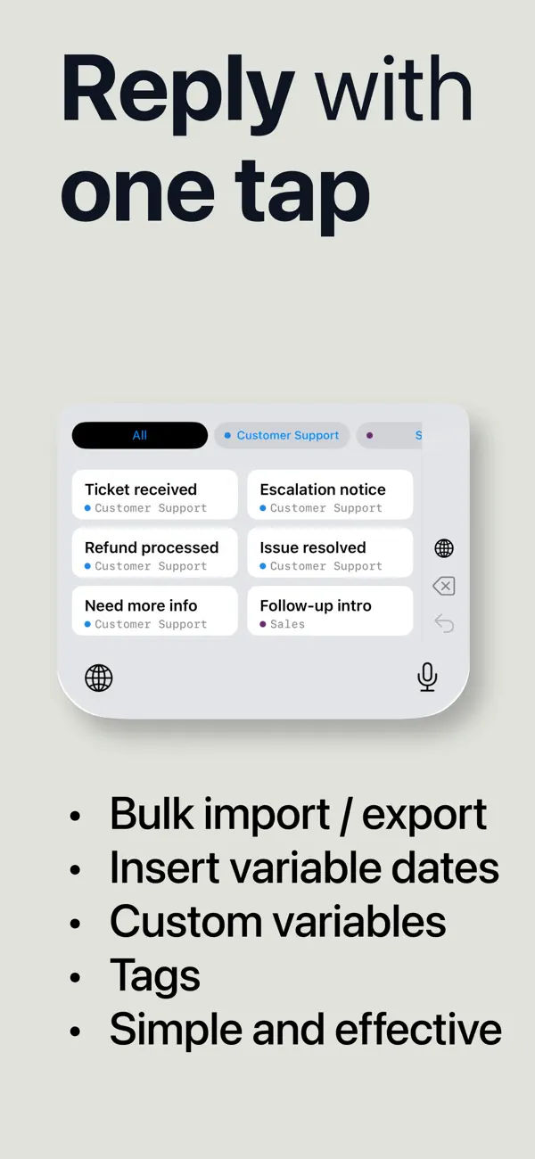 Text Expander – Keyboard screenshot