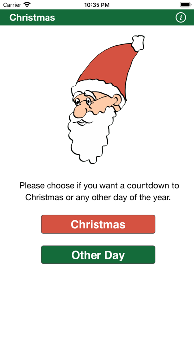 How many days until Christmas? screenshot