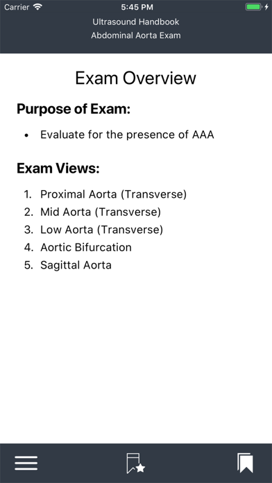 Emergency Ultrasound Handbook screenshot