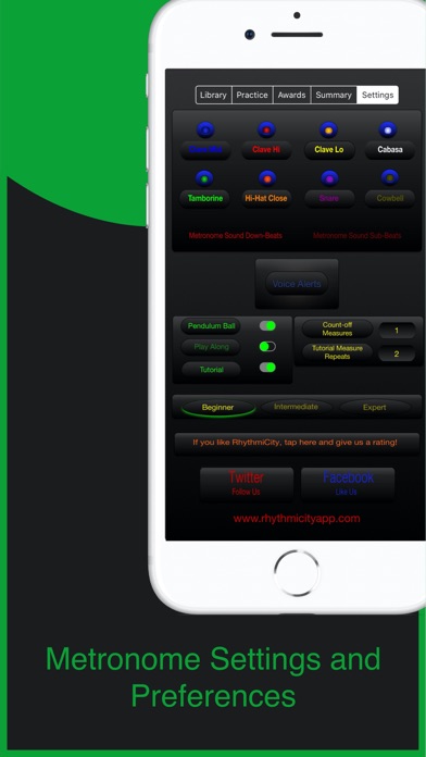 Rhythmicity Rhythm Trainer screenshot