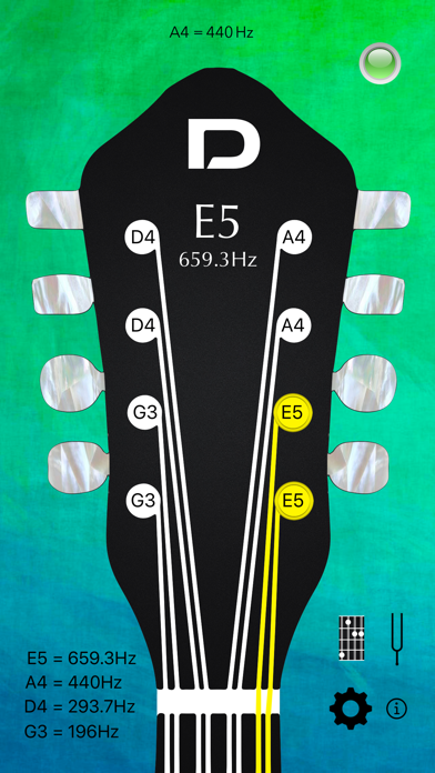 Mandolin Tuner Pro and Chords screenshot