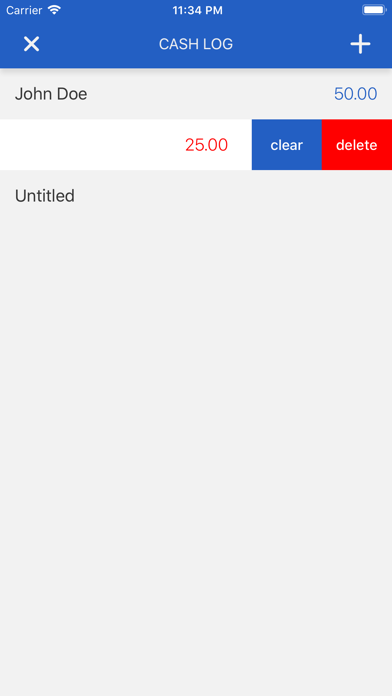 Cash Log Basic screenshot