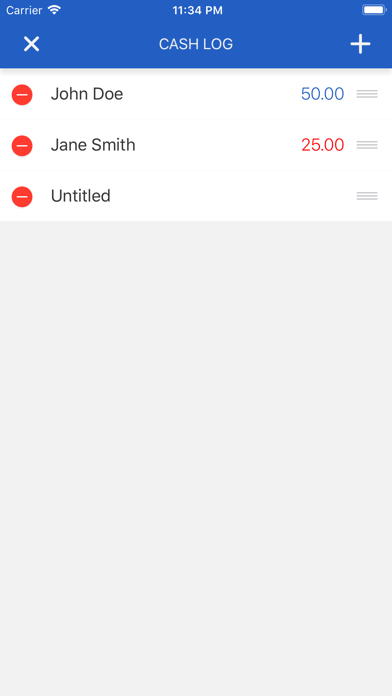 Cash Log Basic screenshot