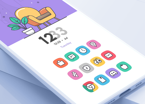 Adaptive Toons Icon Pack screenshot