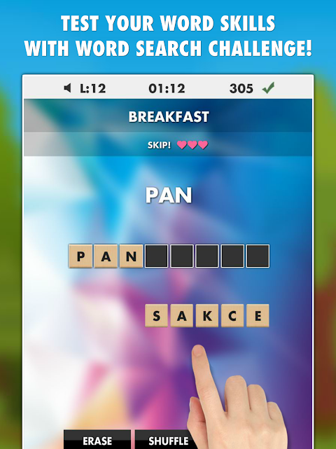 Word Search Challenge PRO screenshot