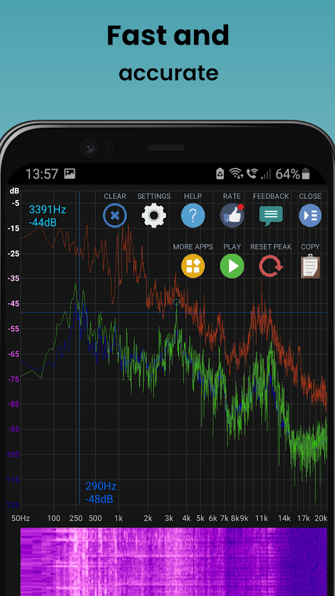 Speccy Spectrum Analyzer screenshot