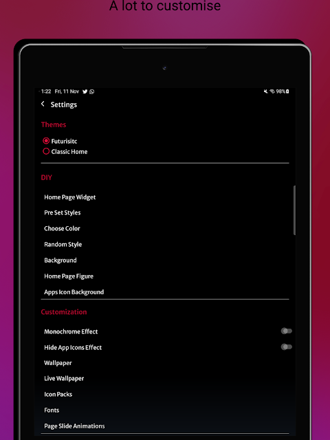 Neo Launcher Hyperion Prime screenshot