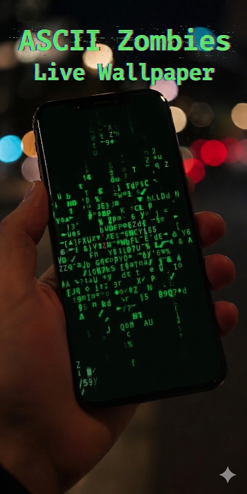 ASCII Zombies – Live Wallpaper screenshot